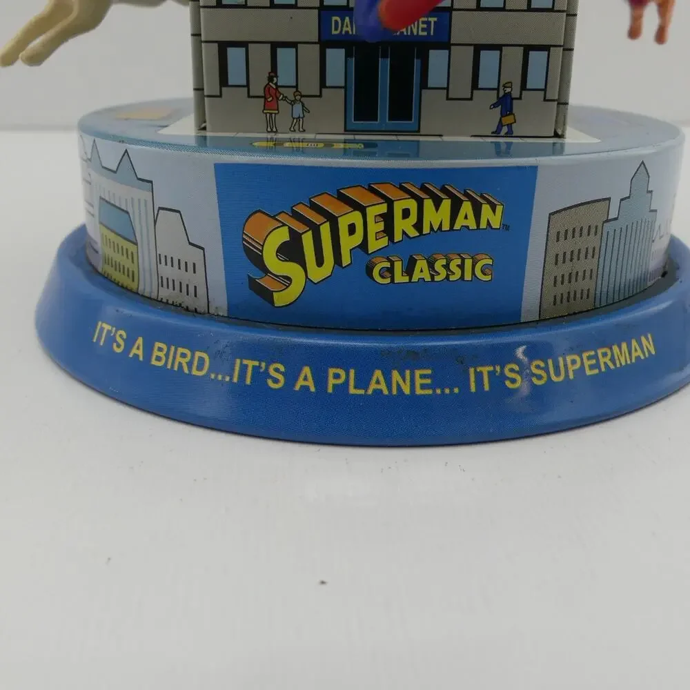 Superman Classic Tin Carousel Toy Schylling 2001 Krypto Streaky Supergirl